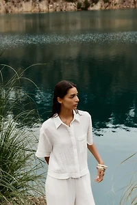 CHEMISE COURTE OURLETS