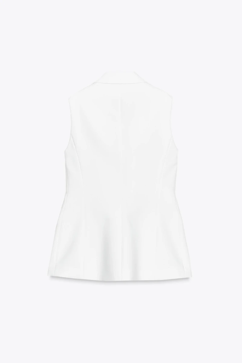 GILET LONG UN BOUTON