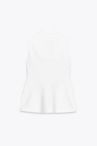 GILET LONG UN BOUTON