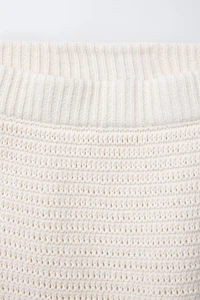 STRIPED KNIT SKIRT