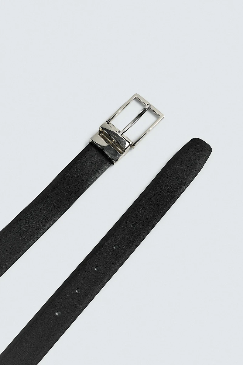 CEINTURE EN CUIR RÉVERSIBLE