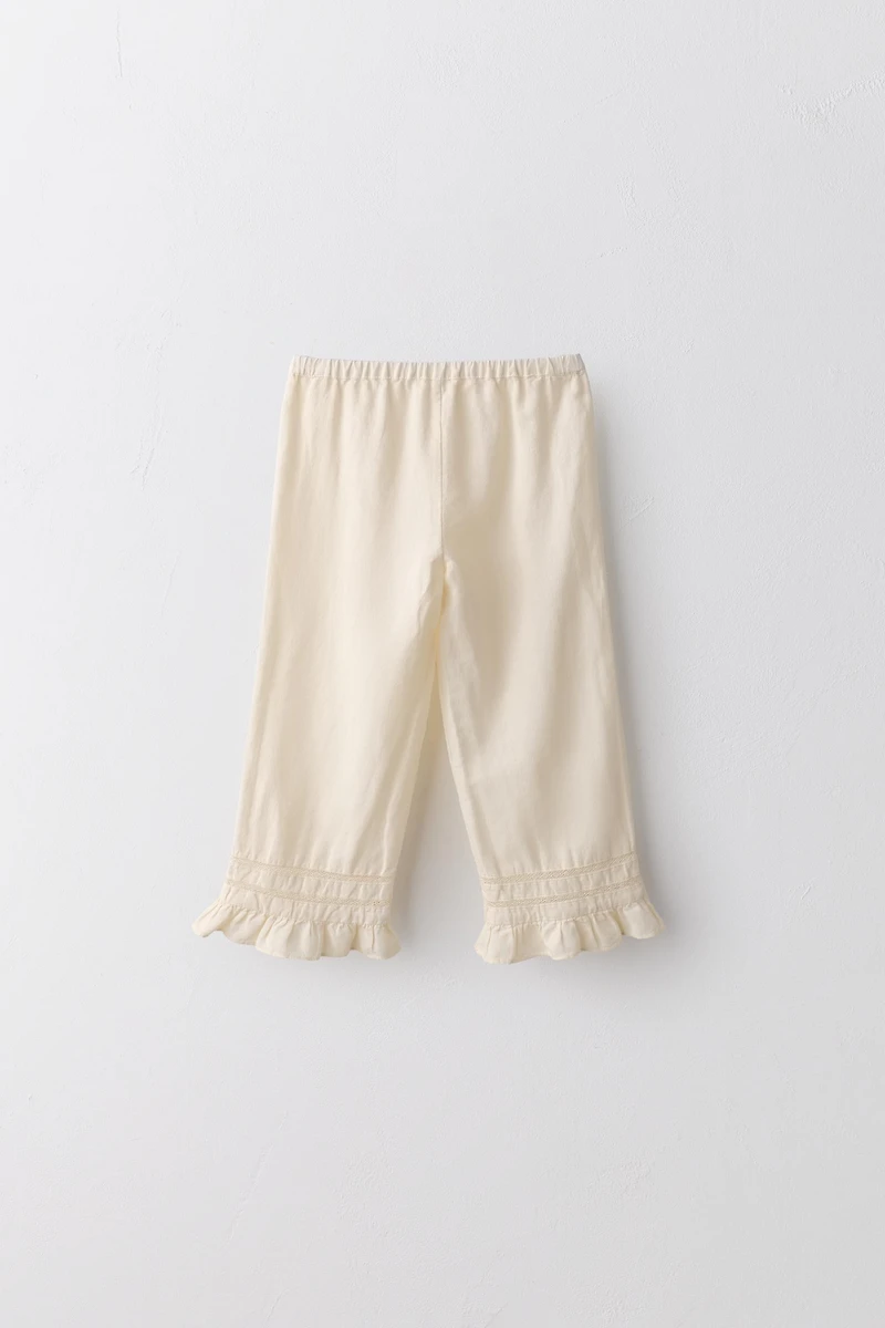 2-5 YEARS/ LIMITED EDITION LINEN COTTON CULOTTES