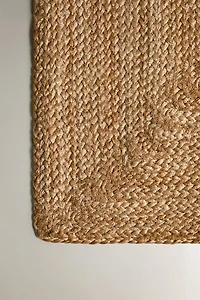 RECTANGULAR JUTE AREA RUG