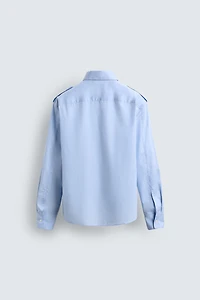 POCKET SHIRT WITH EPAULETS