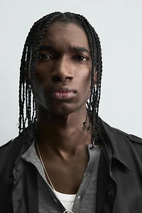 CHEMISE SATINÉE COUPE DÉCONTRACTÉE