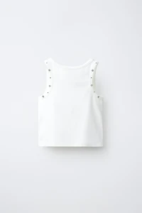 T-SHIRT À CLOUS ET ÉTOILES