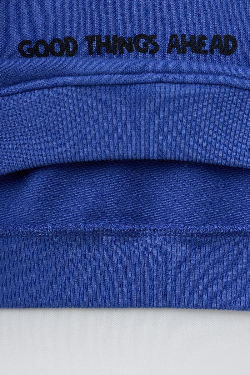 BEAR PATCH SWEATSHIRT