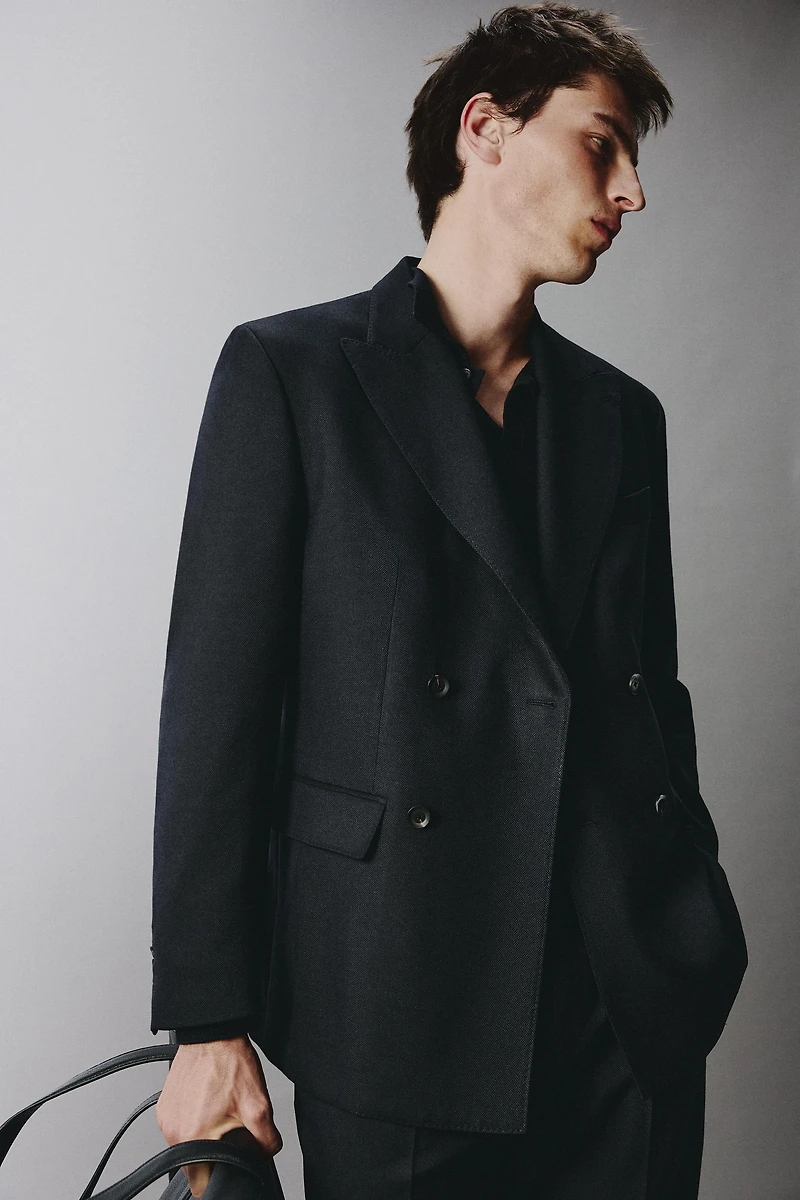 DOUBLE BREASTED SUIT BLAZER