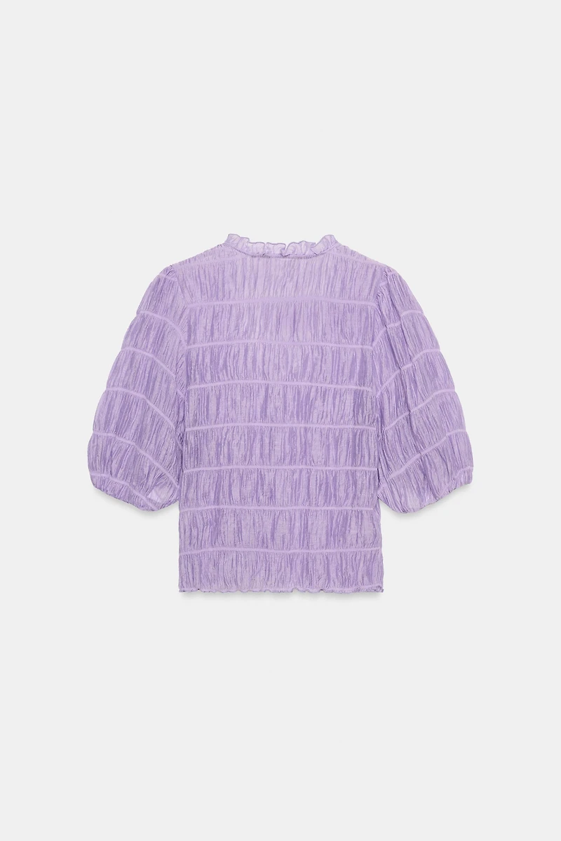 SMOCKED BLOUSE