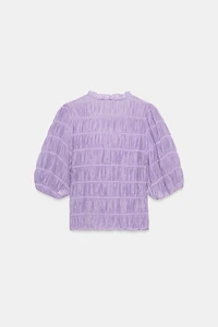 SMOCKED BLOUSE
