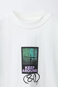 T-SHIRT IMPRIMÉ GRAFFITI