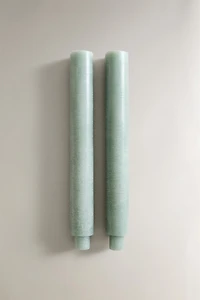 SET OF DECORATIVE STRAIGHT TAPER CANDLES (SET 2)