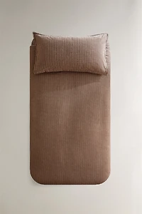 HOUSSE DE COUETTE ENFANT EN FLANELLE VICHY