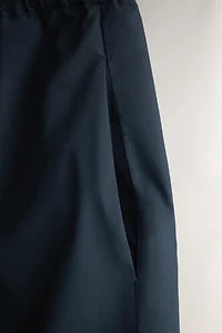 COTTON POPLIN SHORTS