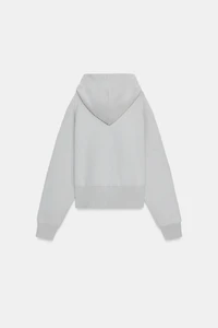HOODED TIE KNIT JACKET