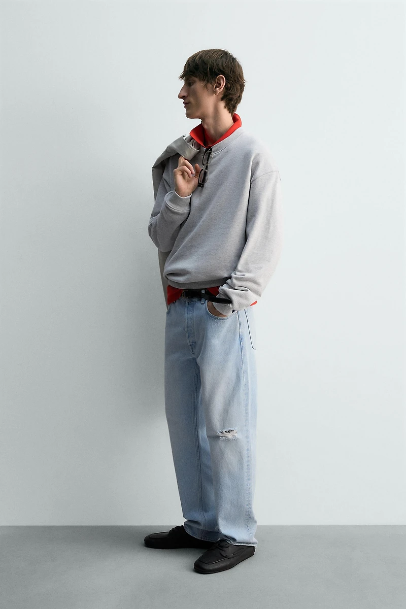 SWEAT COL ROND REGULAR FIT