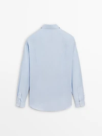 Chemise slim à micro-rayures