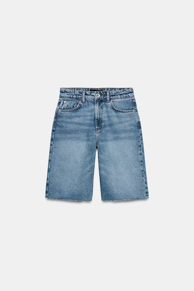 SHORT Z1975 EN DENIM TAILLE MI-HAUTE