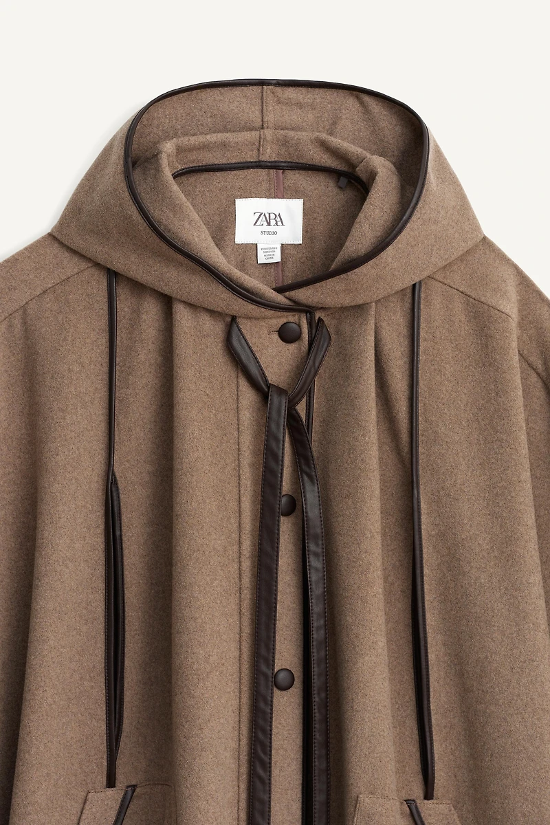LIMITED EDITION OVERSIZED WOOL CAPE