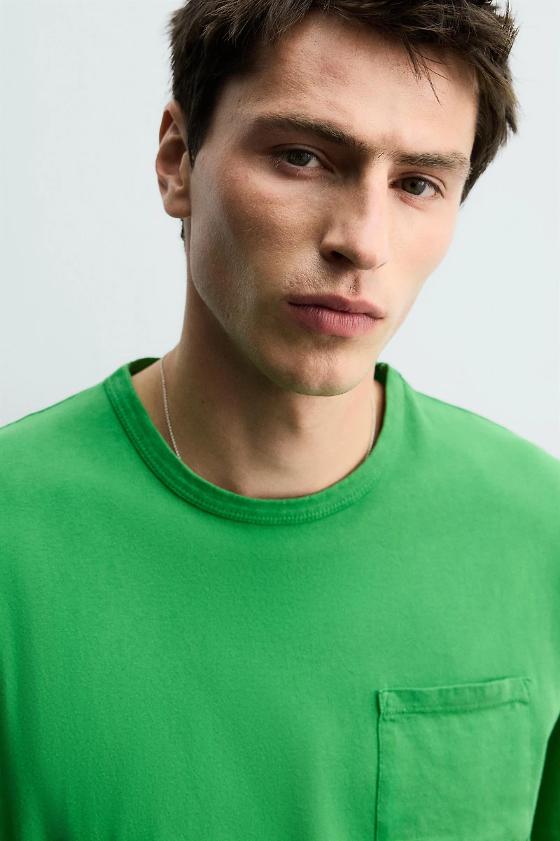 RELAXED FIT POCKET T-SHIRT
