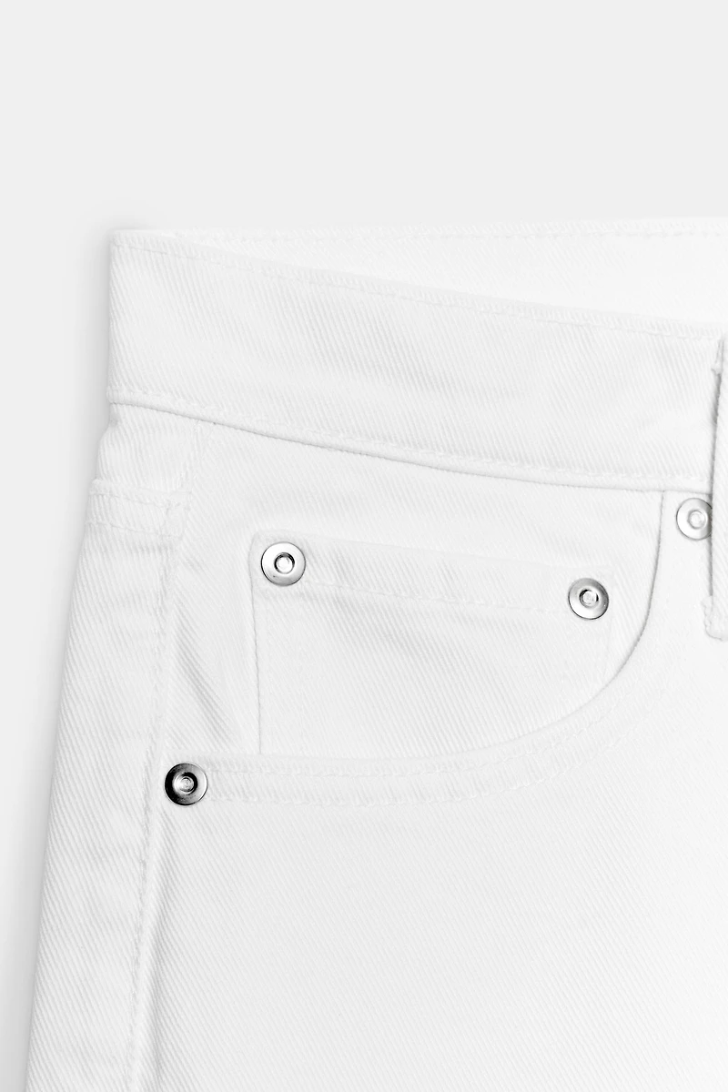 ZW COLLECTION WIDE LEG LOW RISE JEANS