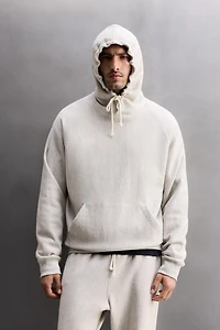 RELAXED FIT HOODIE SWEATSHIRT