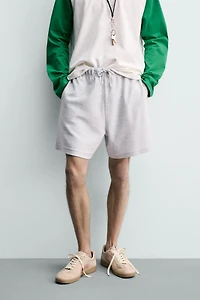SHORT JOGGER RELAXED FIT TEXTURÉ