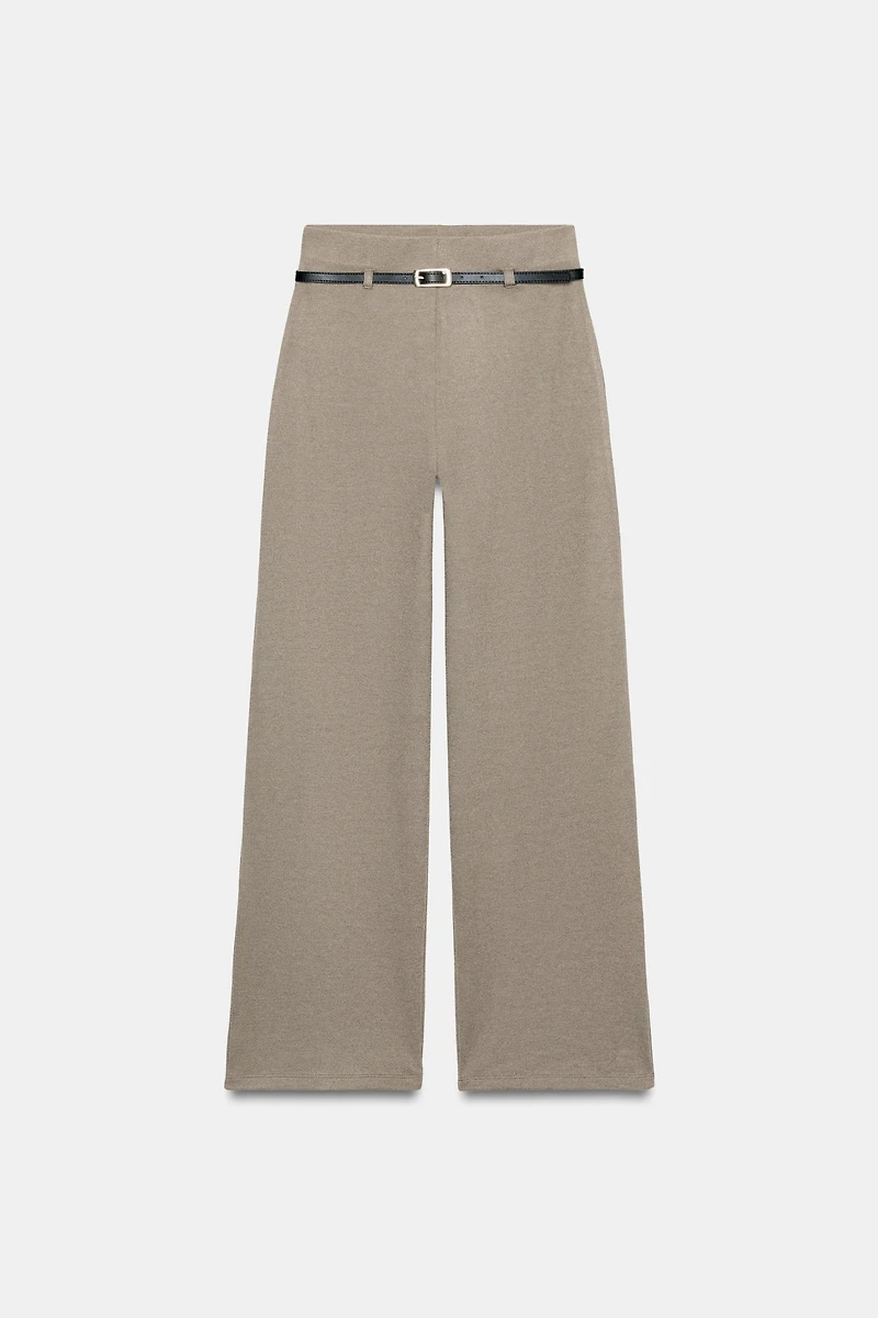 BELTED PALAZZO PANTS