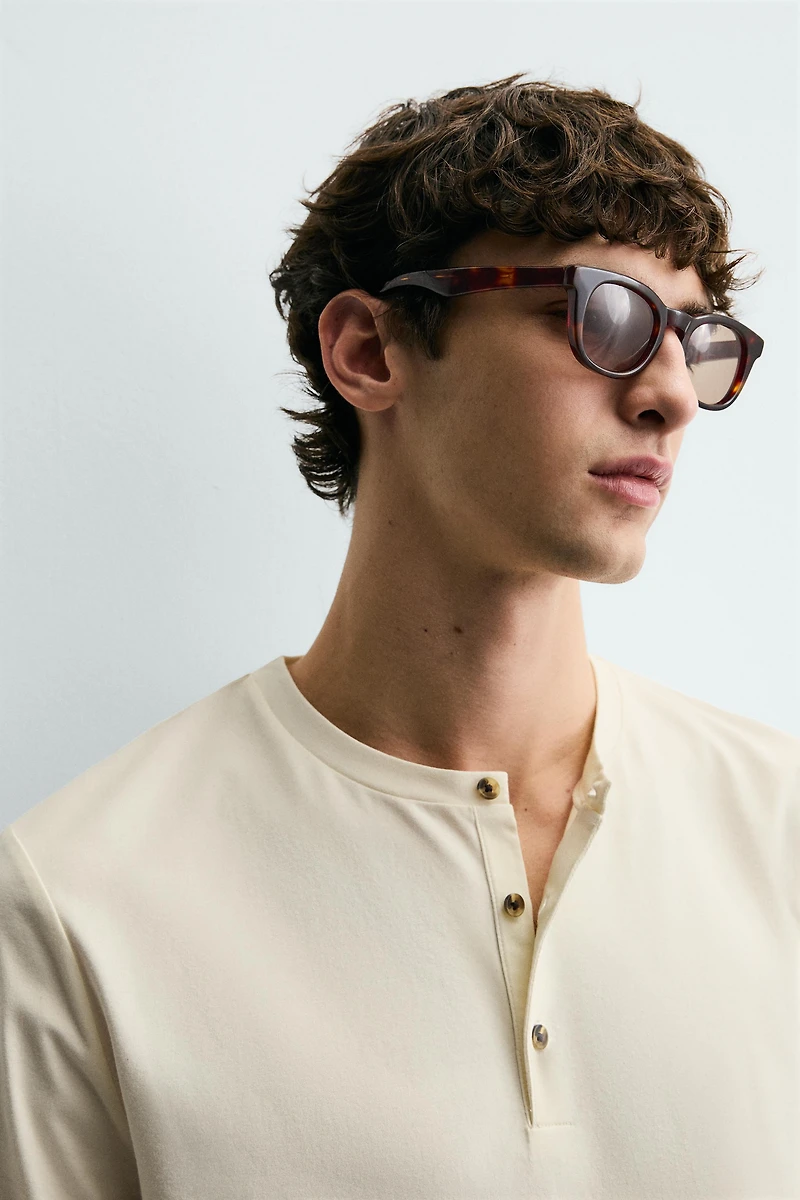 SOFT HENLEY SHIRT