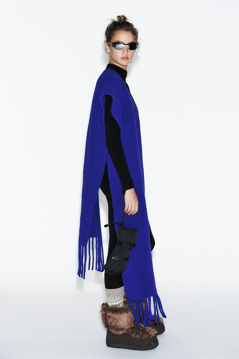 FAUX FUR COMBINED ANKLE BOOTS SKI COLLECTION