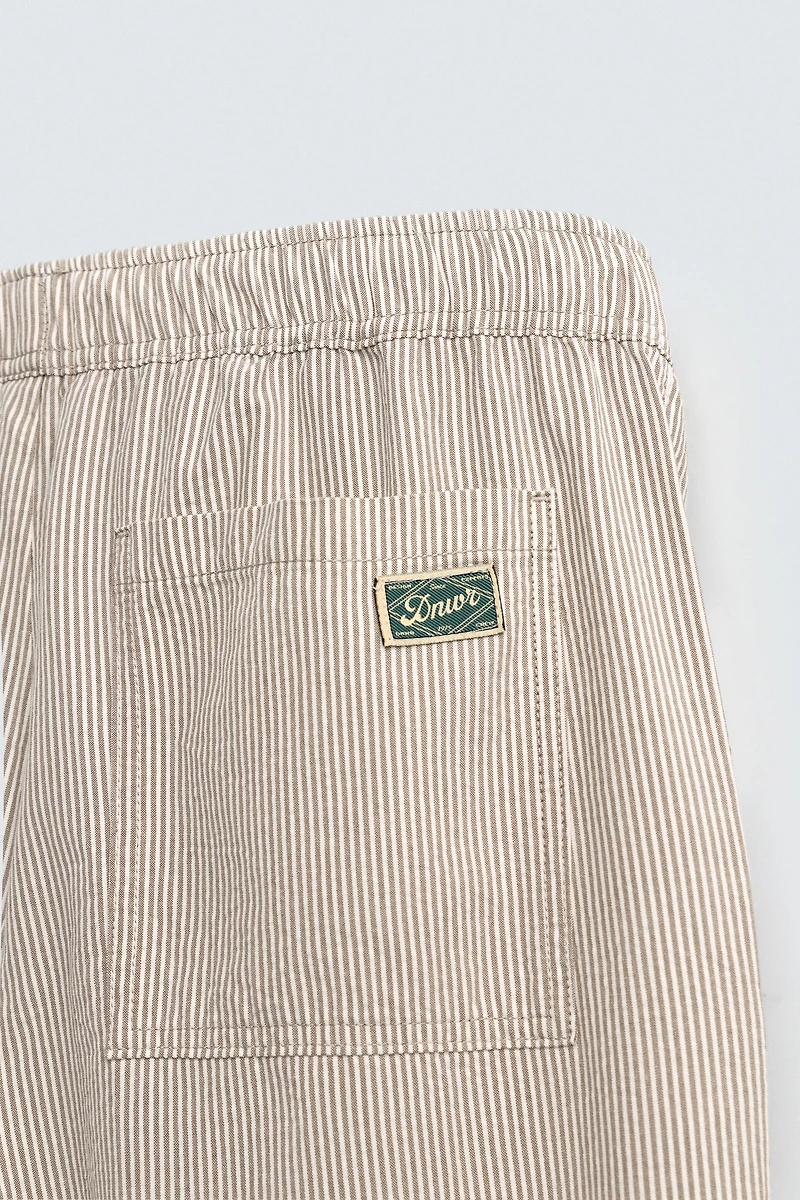 RELAXED FIT STRIPE PANTS