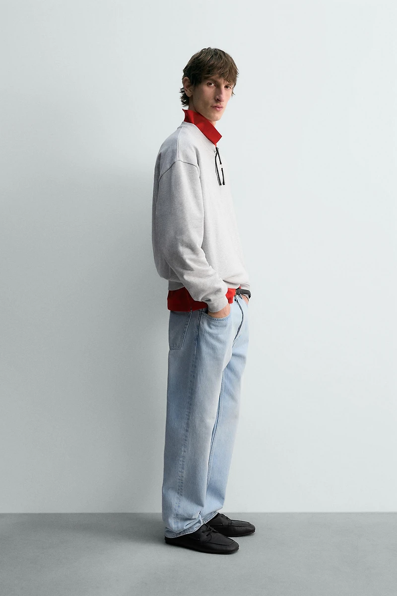 JEANS STRAIGHT FIT DÉCHIRURES