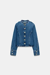 Z1975 GOLD BUTTON DENIM JACKET