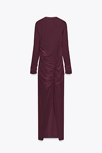ROBE DRAPÉE DOS NU
