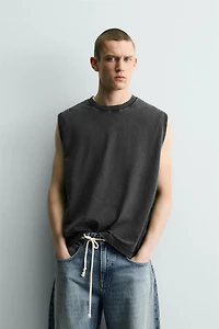 T-SHIRT TANK DÉLAVÉ