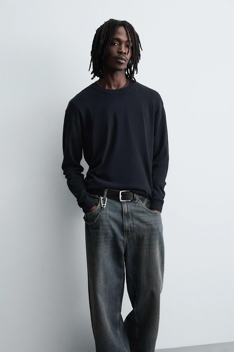 PULL REGULAR FIT STRUCTURÉ