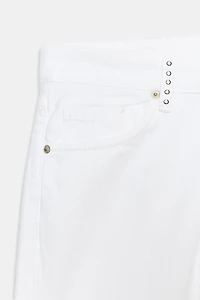 JEAN TRF WIDE LEG TAILLE BASSE À CLOUS