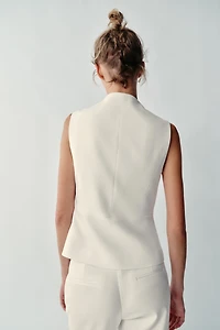 PEPLUM VEST