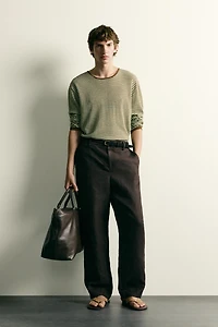 LIGHTWEIGHT STRIPED JACQUARD JUMPER