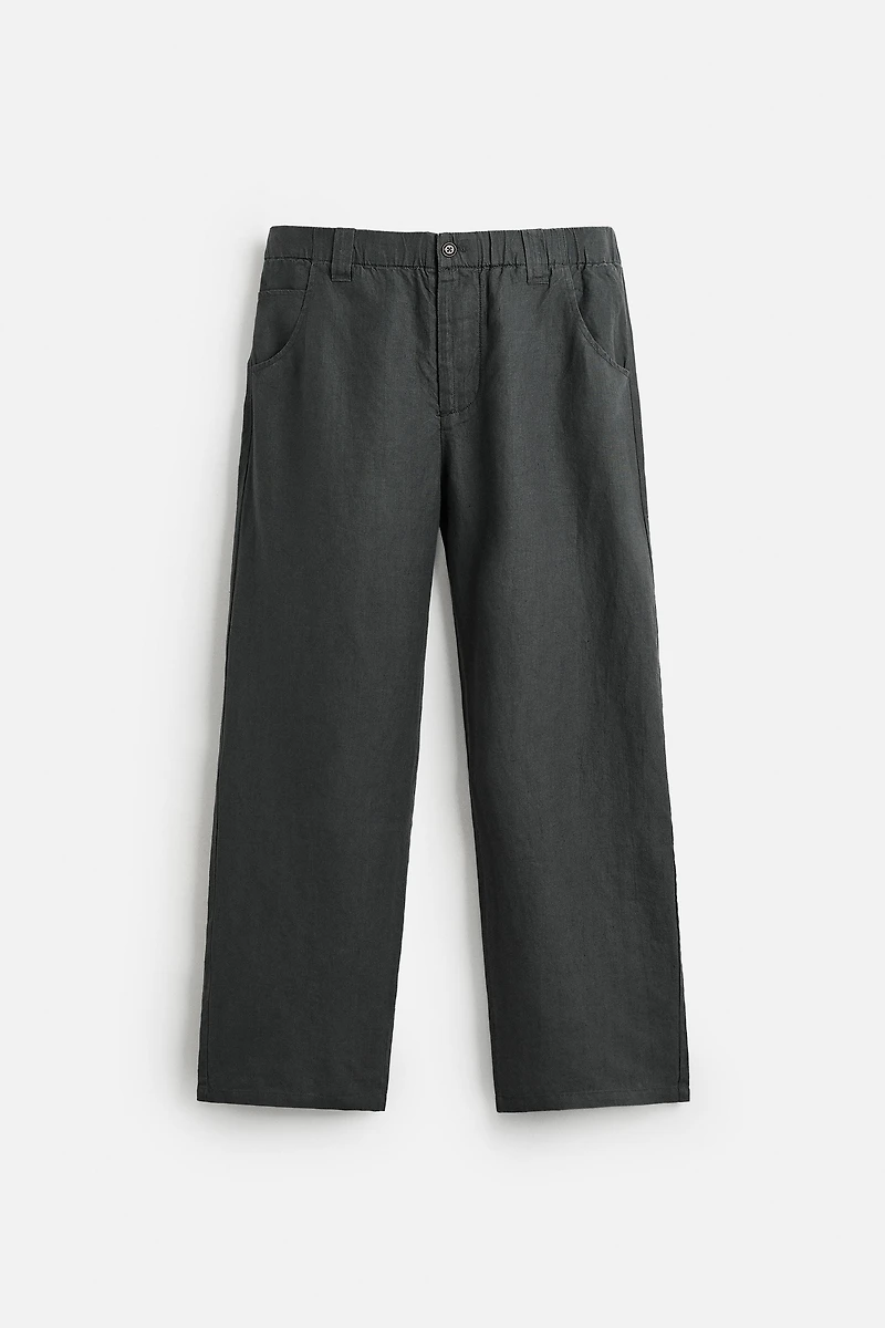 RELAXED FIT 100% HEMP PANTS
