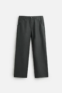 RELAXED FIT 100% HEMP PANTS