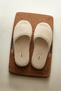 FLATFORM TERRYCLOTH SLIPPERS