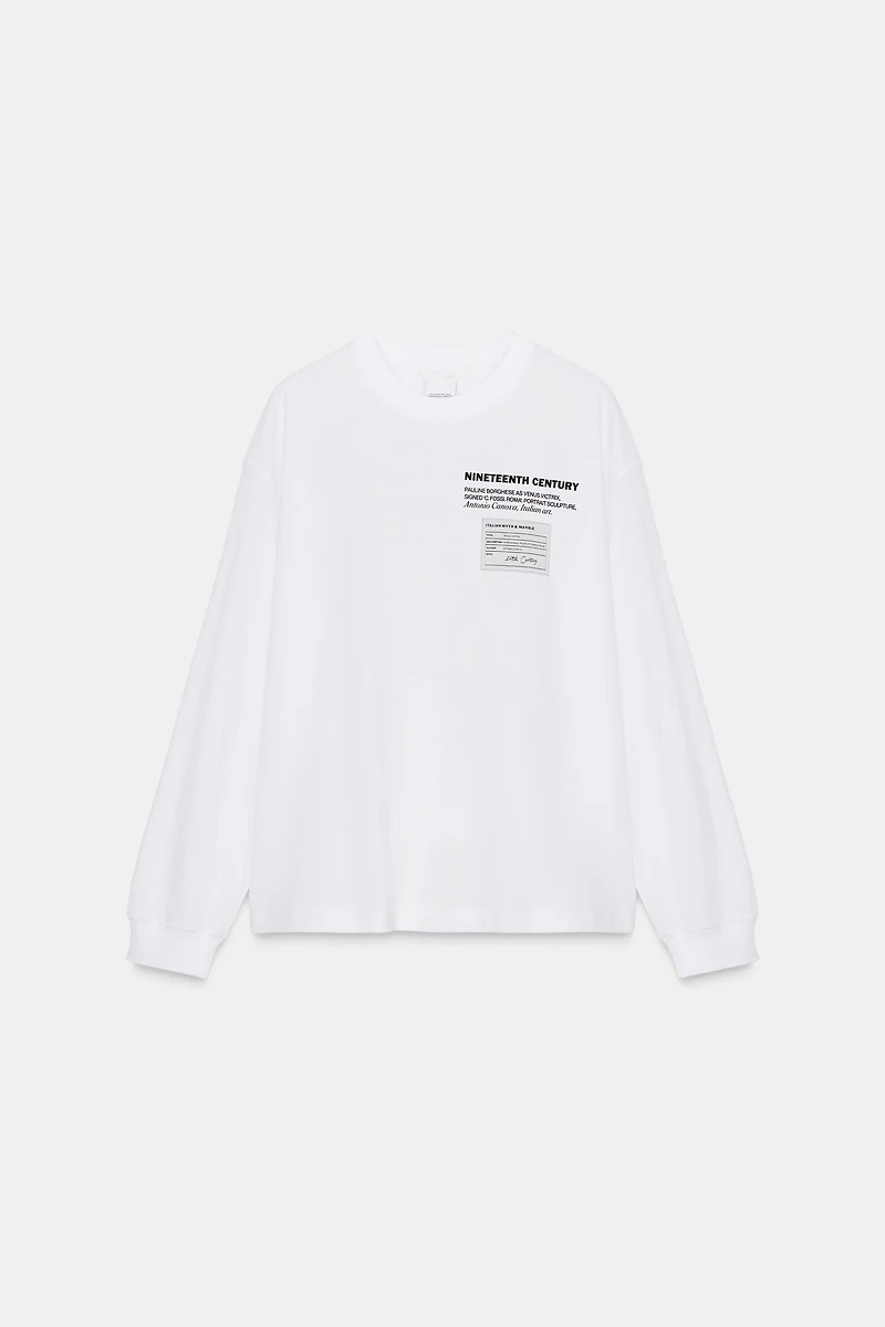 SCULPTURE LONG SLEEVE T-SHIRT