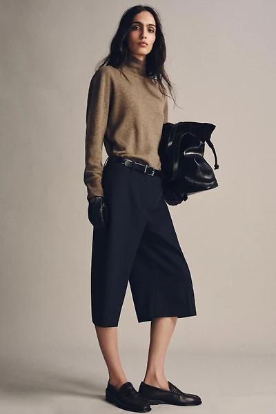 ZW COLLECTION PINSTRIPE LONG SHORTS