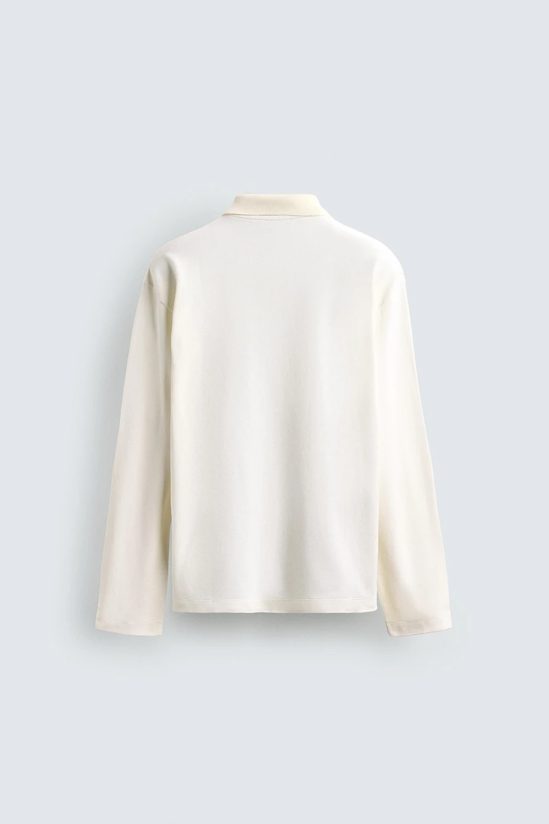 REGULAR FIT TEXTURED PIQUÉ POLO