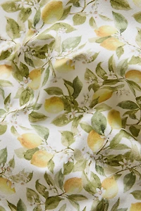 RESIN-COATED LEMON TABLE RUNNER