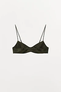 BRALETTE TEXTURÉ AVEC SOIE