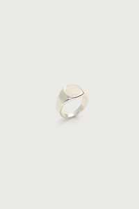 COMBINED STONE SIGNET RING
