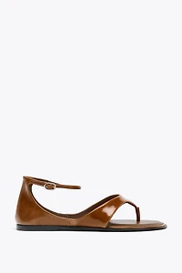 LEATHER TOE SANDALS