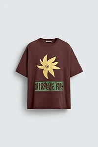 PRINTED TEXT T-SHIRT